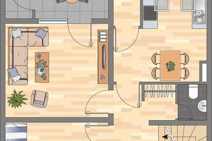 Wohnung Werne - 3 Zimmer, 81 m&sup2;, 669&euro; | Angebot:25601197