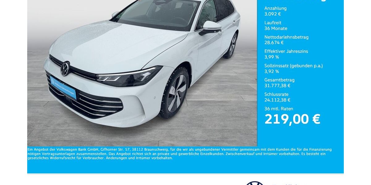VW Passat Variant 19.371 km 31.488 &euro; Bergkamen 59192