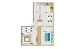 Erdgeschoßwohnung Herne Baukau - 2.5 Zimmer, 57 m&sup2;, 366&euro; | Angebot:26672565