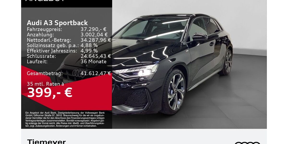 Audi A3 6.499 km 36.950 &euro; Bochum 44809