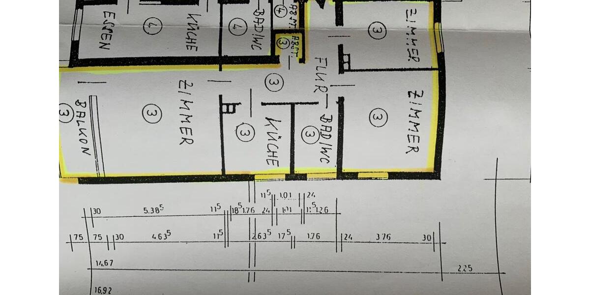 Erdgeschoßwohnung Lüdenscheid Staberg - 3 Zimmer, 69 m&sup2;, 750&euro; | Angebot:25625230