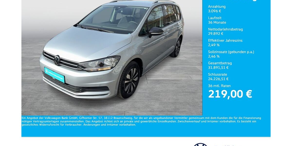 VW Touran 8.341 km 32.988 &euro; Dortmund 44379
