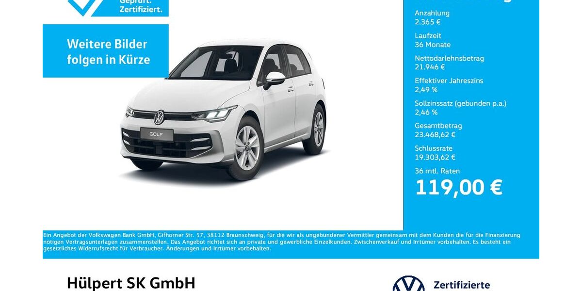 VW Golf 10.718 km 24.277 &euro; Bergkamen 59192