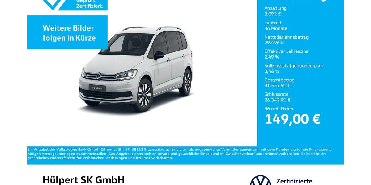 VW Touran 17.006 km 32.588 &euro; Bergkamen 59192