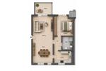 Etagenwohnung Herne Baukau - 2 Zimmer, 78 m&sup2;, 570&euro; | Angebot:26633941