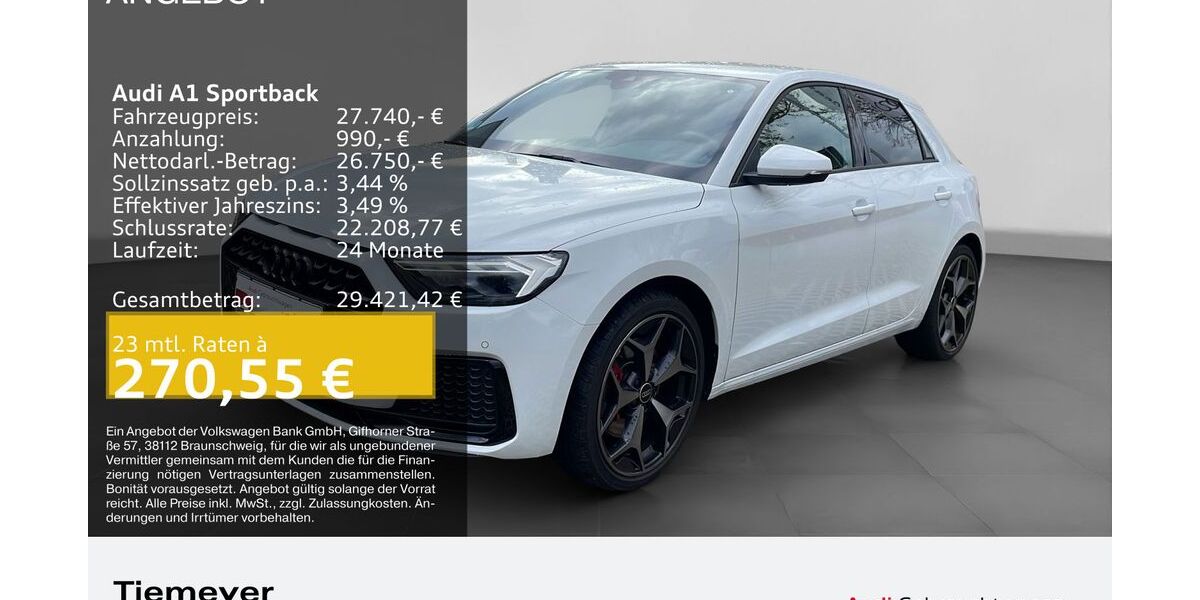 Audi A1 16.380 km 27.420 &euro; Lüdenscheid 58511