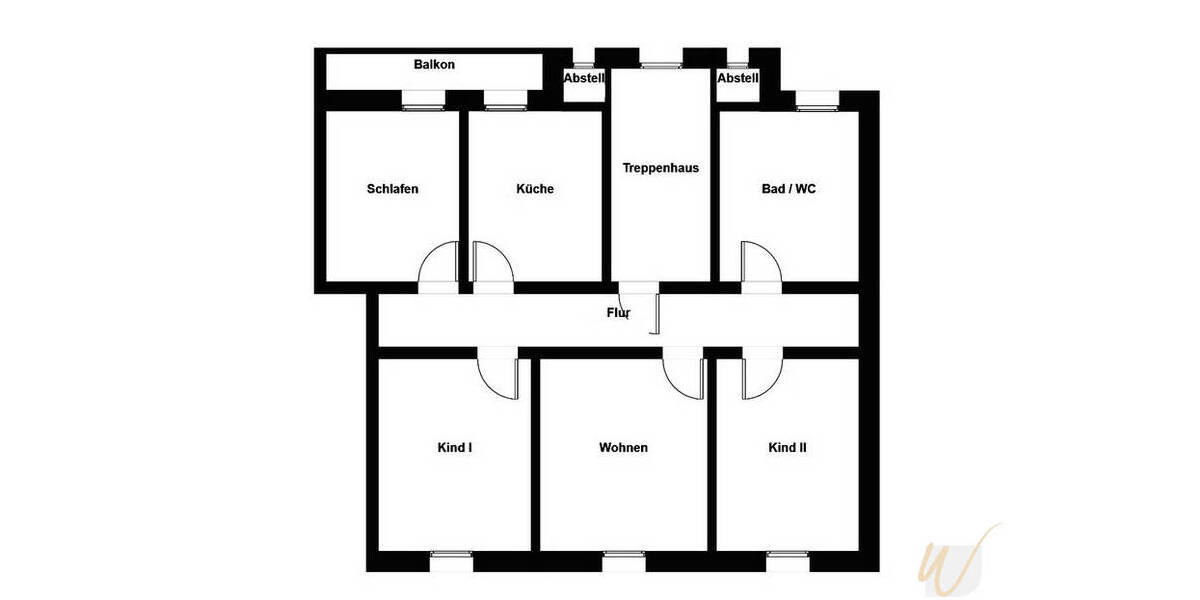 Etagenwohnung Hagen Eilpe - 4 Zimmer, 131 m&sup2;, 147.000&euro; | Angebot:26703026
