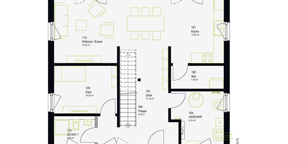 Einfamilienhaus Castrop Rauxel Habinghorst - 4 Zimmer, 169 m&sup2;, 525.999&euro; | Angebot:26796553