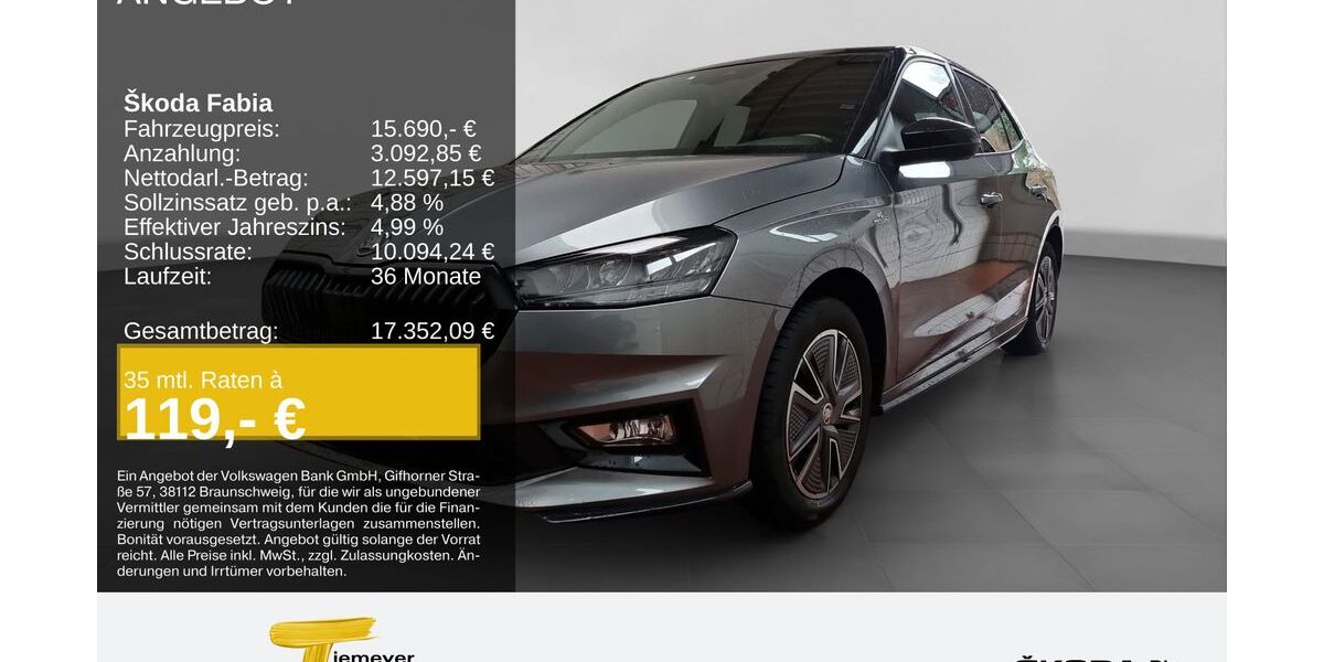 Skoda Fabia 23.783 km 15.650 &euro; Werdohl 58791