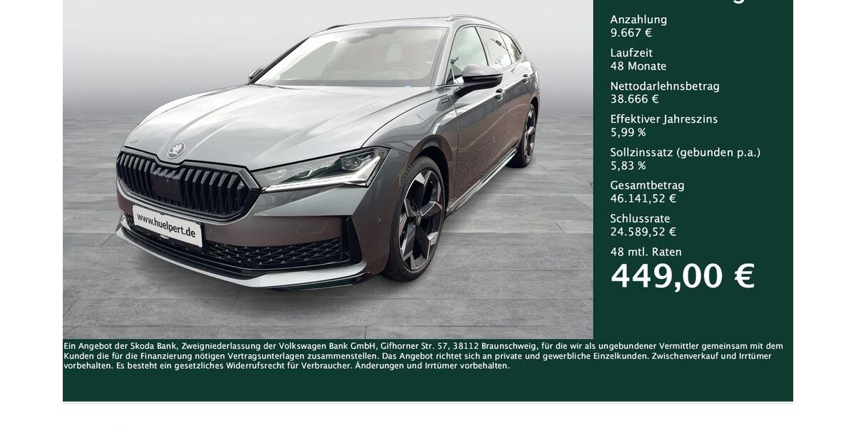 Skoda Superb 6.545 km 48.258 &euro; Dortmund 44309