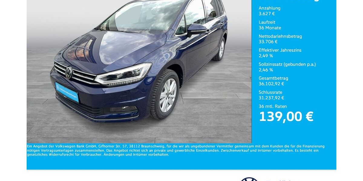 VW Touran 11.512 km 35.944 &euro; Dortmund 44141