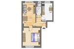Etagenwohnung Dortmund Innenstadt West - 2 Zimmer, 45 m&sup2;, 436&euro; | Angebot:25853506