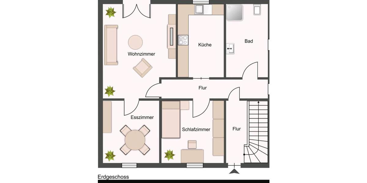 Etagenwohnung Dortmund Huckarde - 3 Zimmer, 60 m&sup2;, 750&euro; | Angebot:25626660