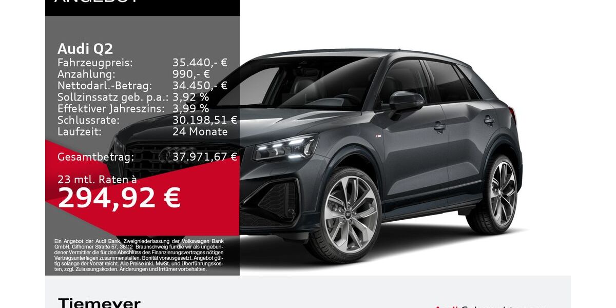 Audi Q2 12.604 km 34.980 &euro; Bochum 44809