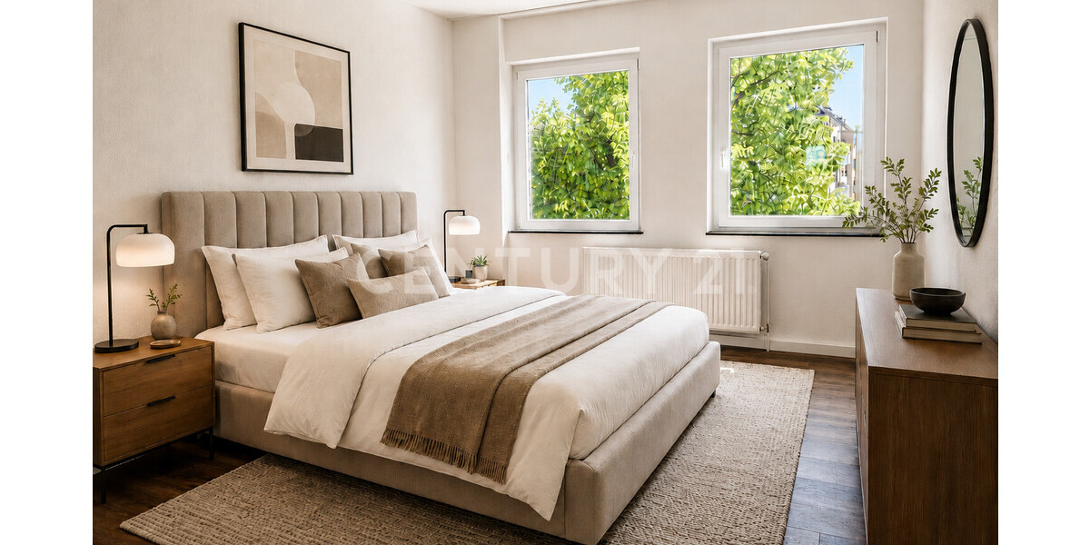 Frisch sanierte 4-Zimmer-Wohnung mit Balkon im beliebten Dortmunder Kaiserviertel - Etagenwohnung Dortmund Innenstadt Ost | Angebot:26738720