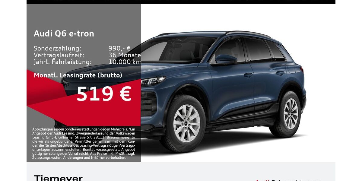 Audi Q6 e-tron 8.992 km 51.440 &euro; Bochum 44809