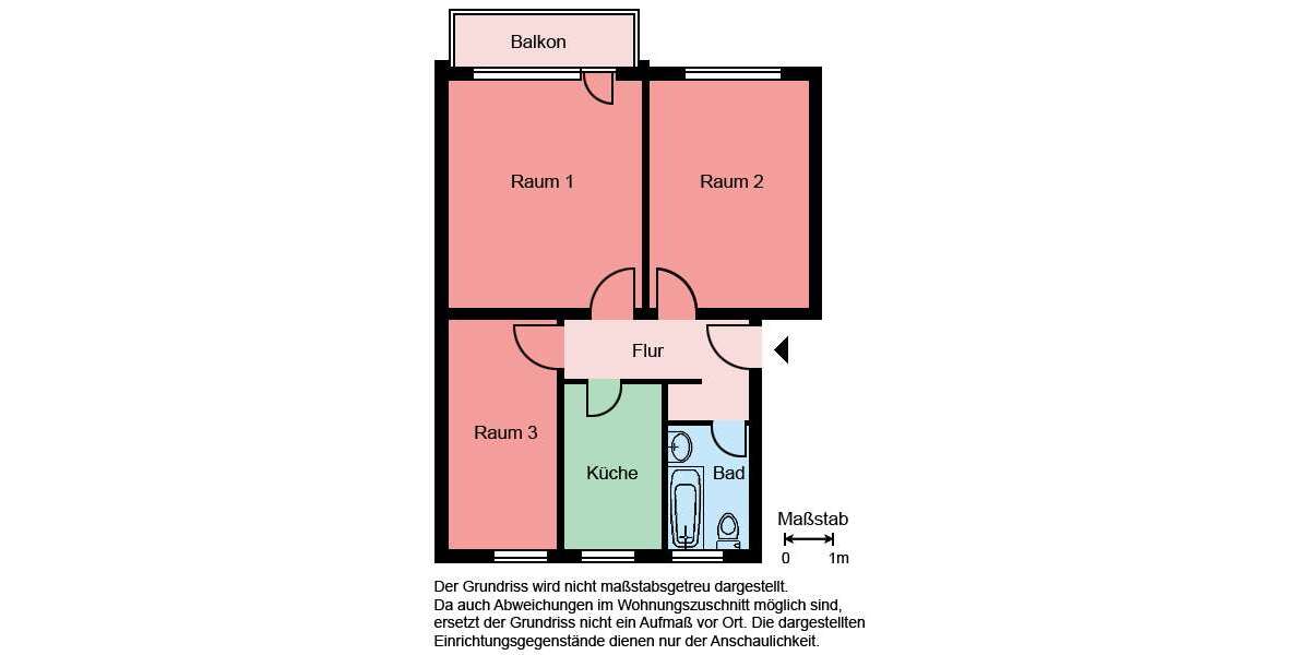Etagenwohnung Werl - 3 Zimmer, 66 m&sup2;, 489&euro; | Angebot:27684552