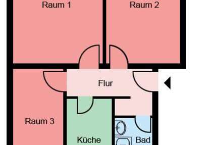Wohnung Werl - 3 Zimmer, 66 m&sup2;, 489&euro; | Angebot:27684552