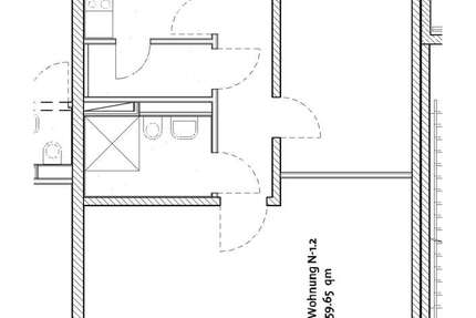 Wohnung Ennepetal - 2 Zimmer, 61 m&sup2;, 500&euro; | Angebot:26781376