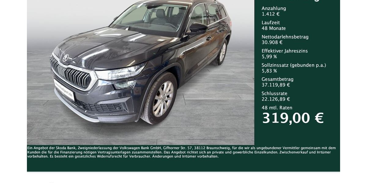 Skoda Kodiaq 28.767 km 32.320 &euro; Dortmund 44269