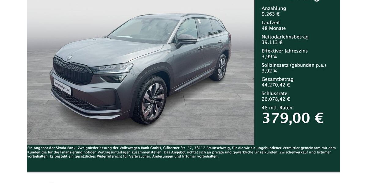 Skoda Kodiaq 19.274 km 48.273 &euro; Dortmund 44309