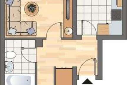 Wohnung Unna - 2 Zimmer, 61 m&sup2;, 459&euro; | Angebot:27722980