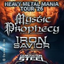 Iron Savior & Mystic Prophecy - Anniversary Tour 2026 13.11.2026 KUBANA Live Club