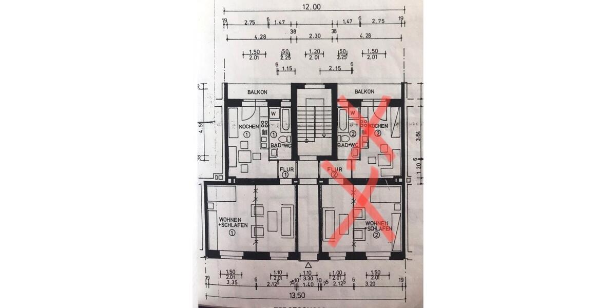 Erdgeschoßwohnung Dortmund Innenstadt Nord - 2.5 Zimmer, 47 m&sup2;, 119.000&euro; | Angebot:26931449