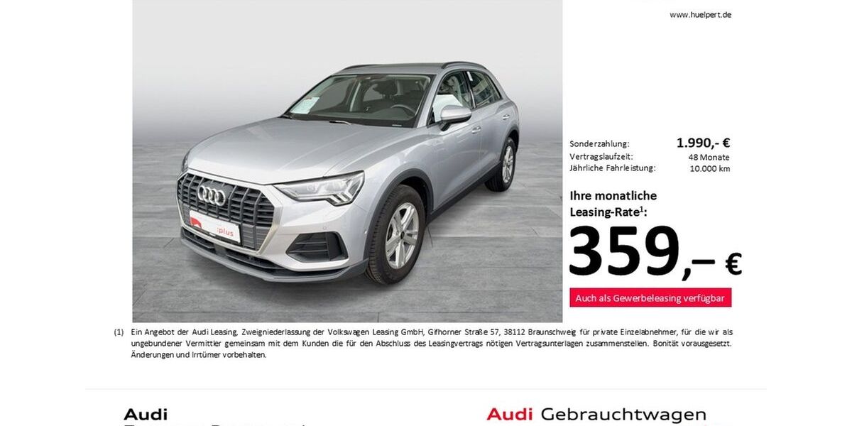 Audi Q3 13.825 km 37.998 &euro; Dortmund 44143