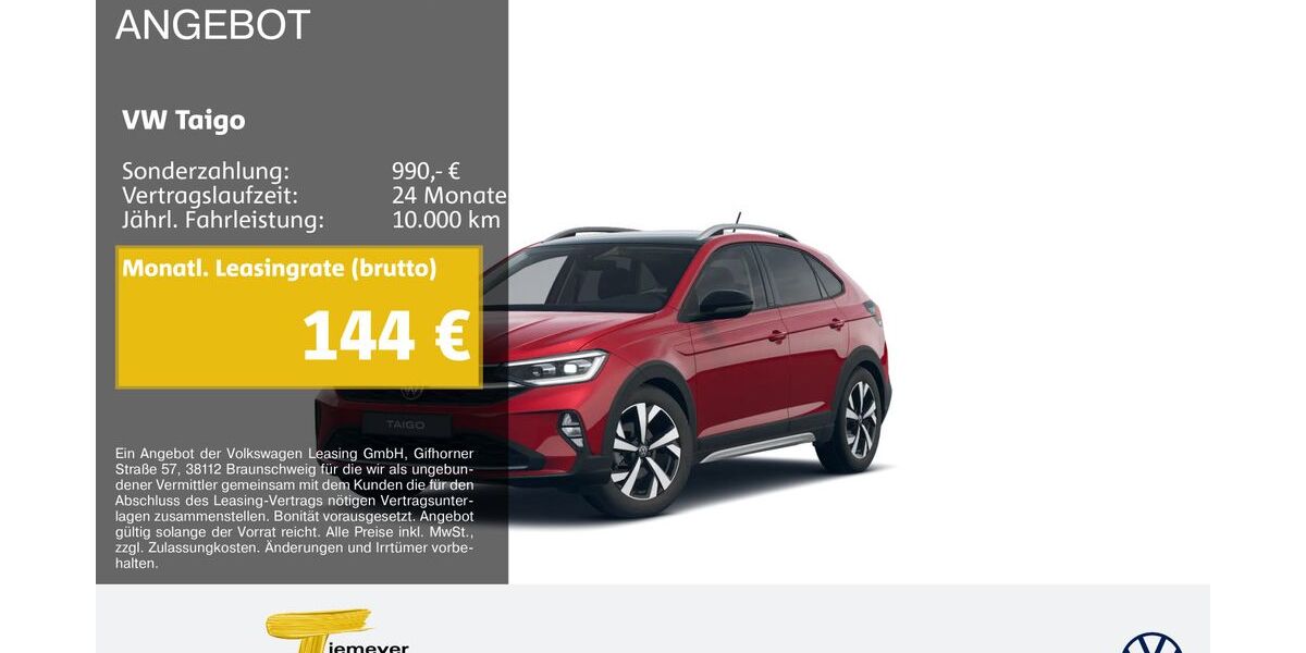 VW Taigo 7.211 km 21.650 &euro; Lüdenscheid 58507
