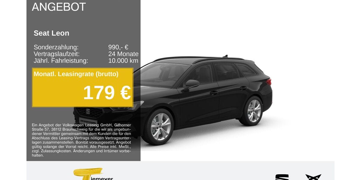 Seat Leon 19.024 km 27.980 &euro; Bochum 44809