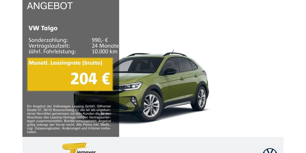 VW Taigo 13.336 km 22.690 &euro; Lüdenscheid 58507