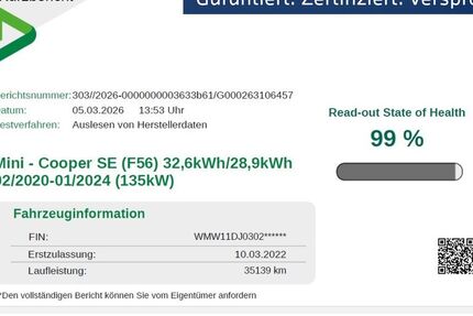 Mini Cooper SE 35.139 km 16.950 &euro; Iserlohn 58636