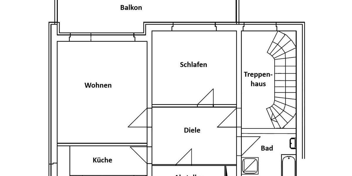 Etagenwohnung Lüdenscheid Staberg - 2 Zimmer, 66 m&sup2;, 495&euro; | Angebot:24659836