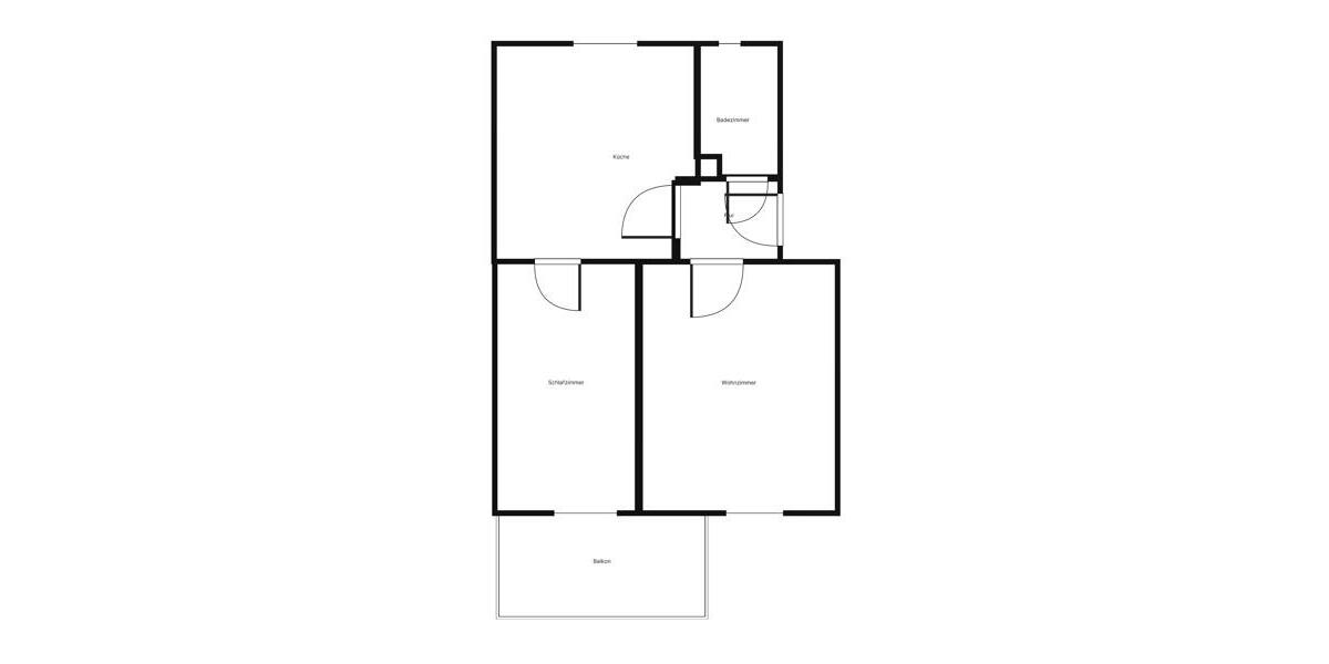 Etagenwohnung Hattingen - 2 Zimmer, 48 m&sup2;, 545&euro; | Angebot:25153991