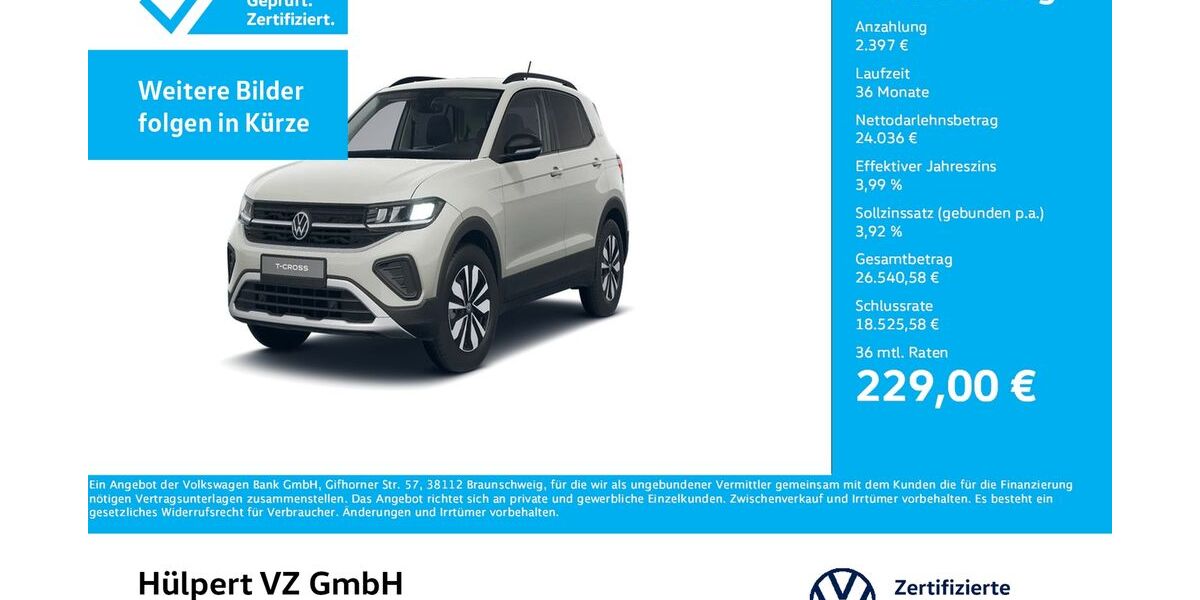 VW T-Cross 6.260 km 25.911 &euro; Dortmund 44141
