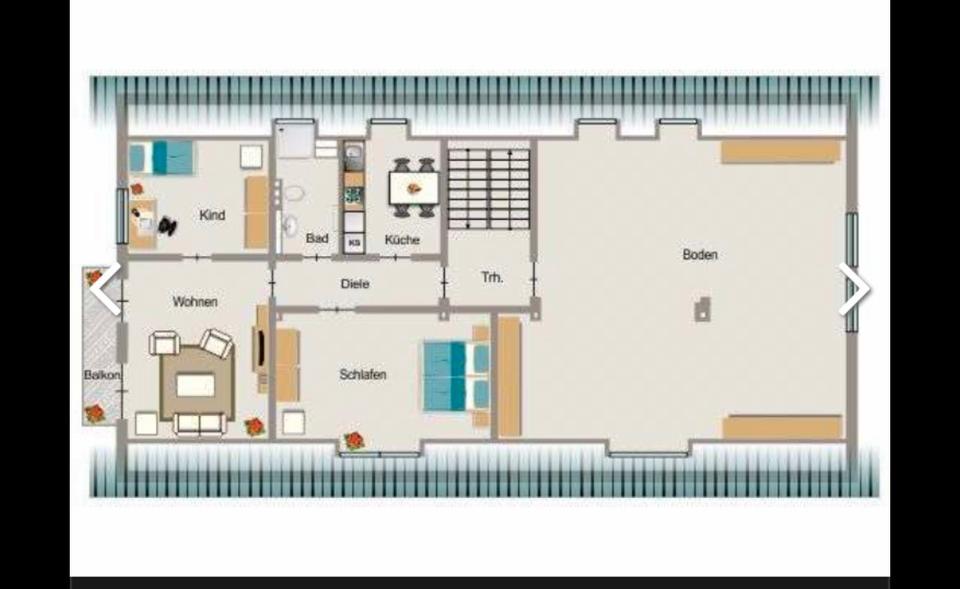 Dachgeschoßwohnung Lünen Brambauer - 3 Zimmer, 60 m&sup2;, 560&euro; | Angebot:25931876