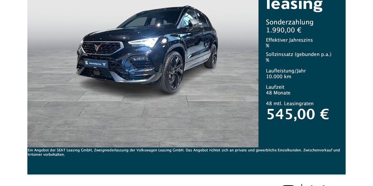 Cupra Ateca 1.990 km 48.490 &euro; Dortmund 44269