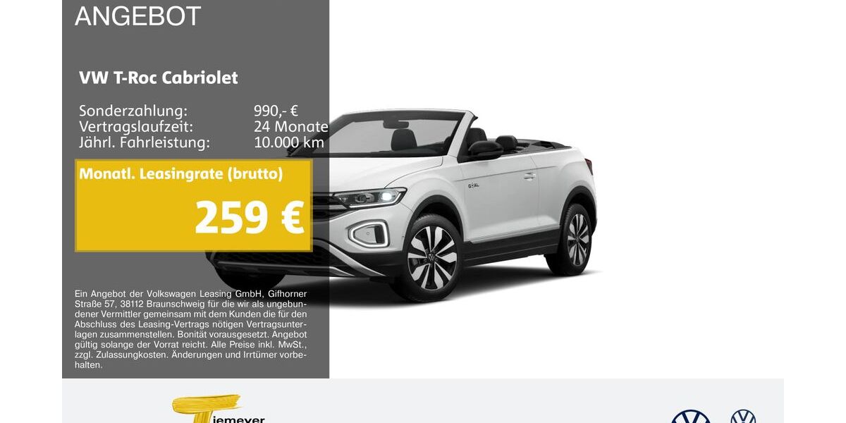 VW T-Roc 19.214 km 25.690 &euro; Castrop-Rauxel 44575