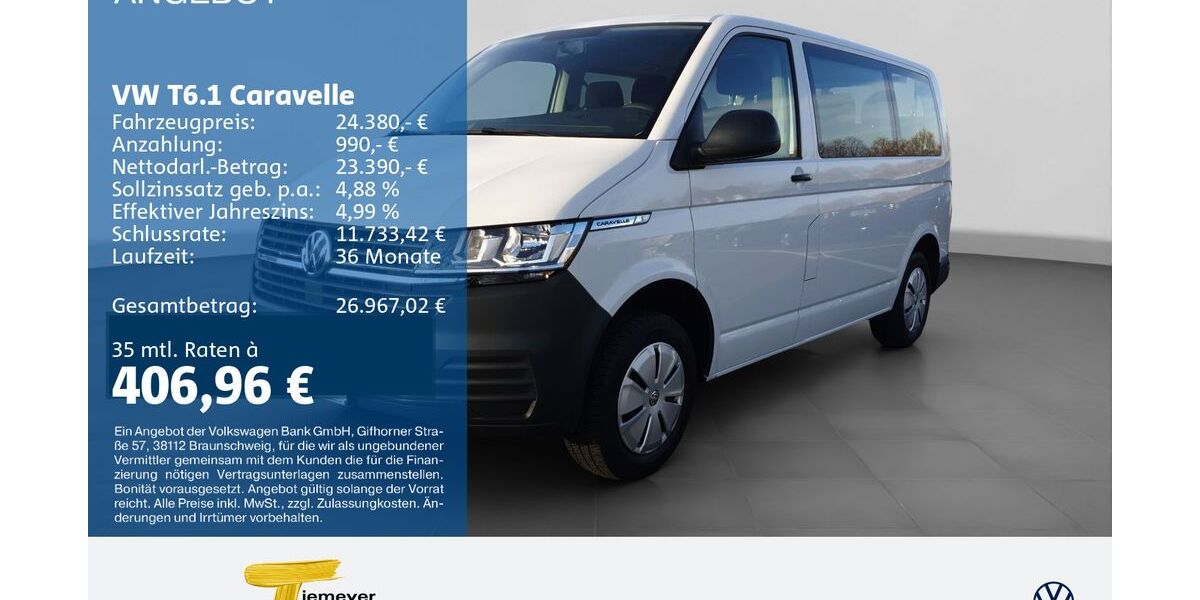 VW T6 Caravelle 95.752 km 21.930 &euro; Bochum 44892