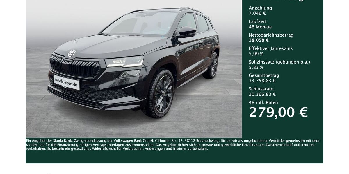 Skoda Karoq 11.405 km 34.881 &euro; Dortmund 44309