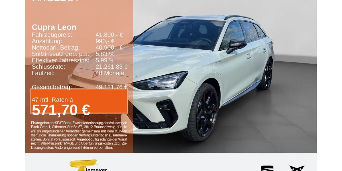 Cupra Leon 5.900 km 41.890 &euro; Hemer 58675