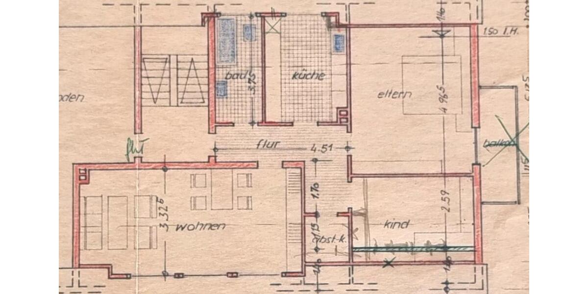 Dachgeschoßwohnung Castrop-Rauxel Deinighausen - 3.5 Zimmer, 83 m&sup2;, 800&euro; | Angebot:25150688