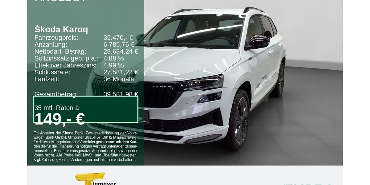 Skoda Karoq 3.999 km 35.470 &euro; Bochum 44809