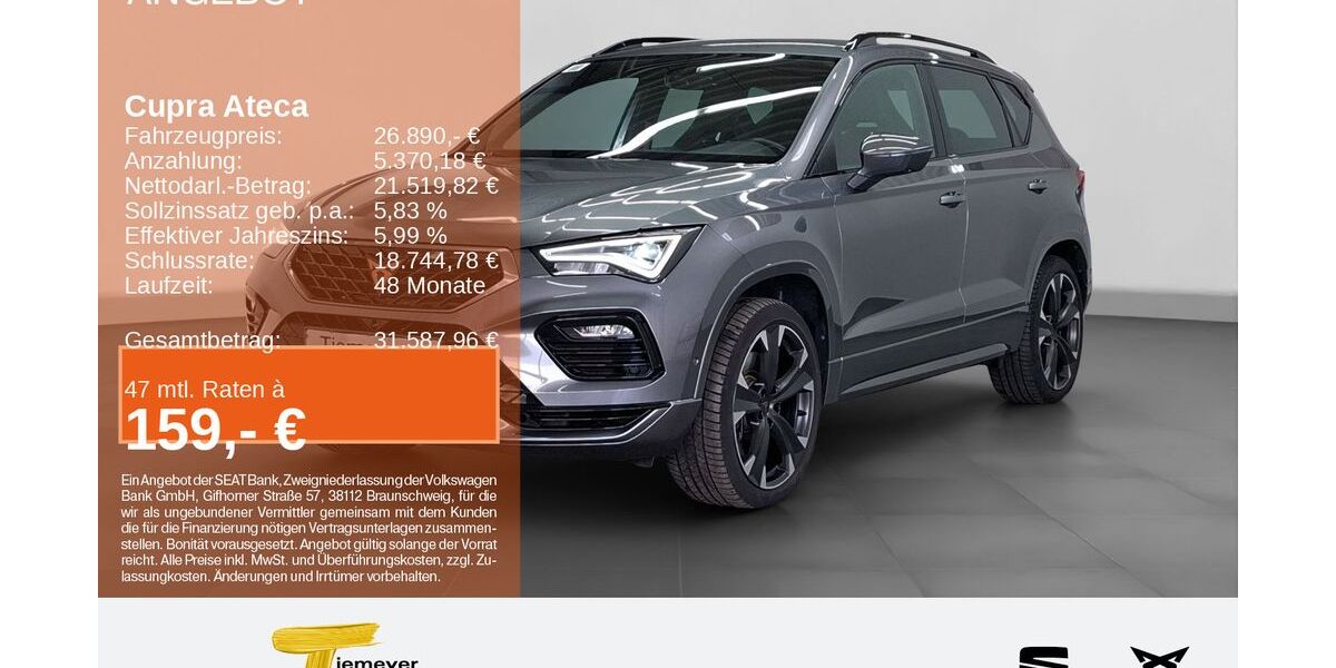 Cupra Ateca 43.928 km 26.550 &euro; Bochum 44809