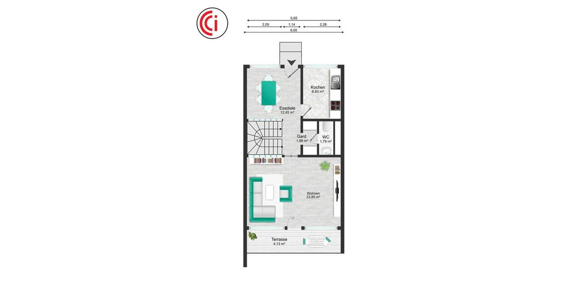 Reihenendhaus Wetter (Ruhr) Wengern - 5 Zimmer, 143 m&sup2;, 250.000&euro; | Angebot:26276308