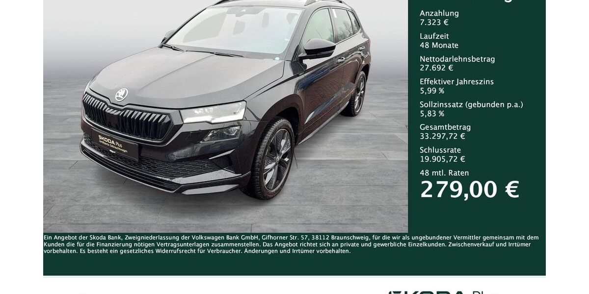 Skoda Karoq 20.733 km 35.015 &euro; Dortmund 44309