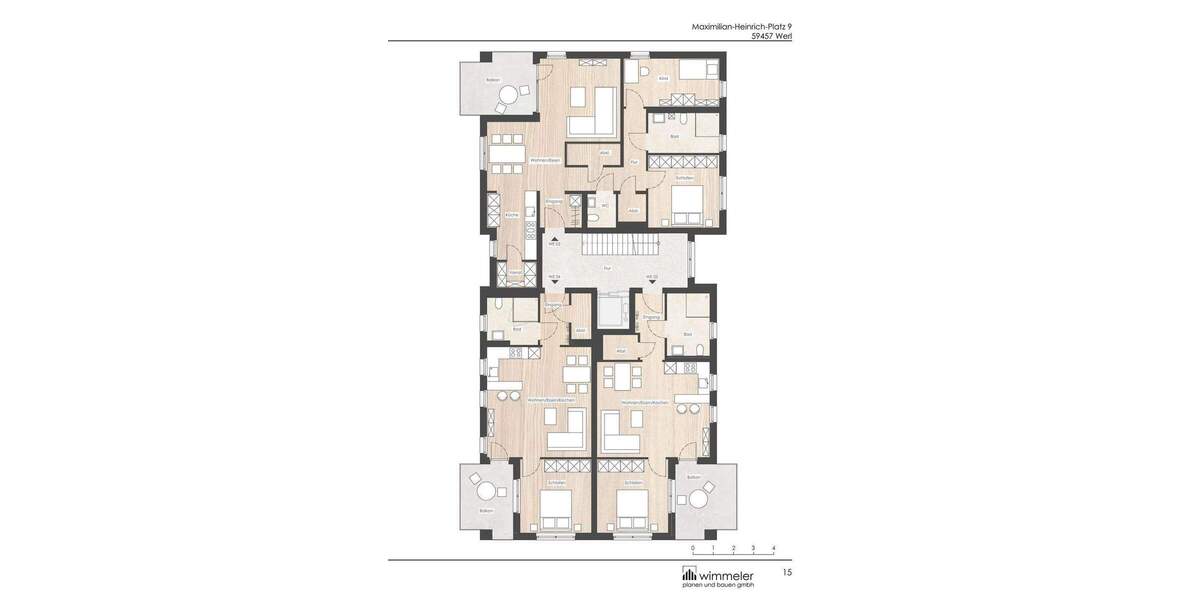Etagenwohnung Werl - 2 Zimmer, 60 m&sup2;, 239.900&euro; | Angebot:25769243