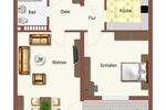 Etagenwohnung Dortmund Brackel - 2 Zimmer, 46 m&sup2;, 487&euro; | Angebot:25154546
