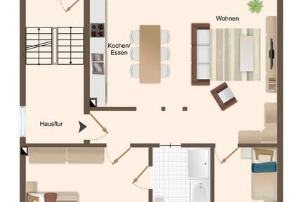 Wohnung Bochum Bochum-Südwest - 3.5 Zimmer, 86 m&sup2;, 945&euro; | Angebot:25320634